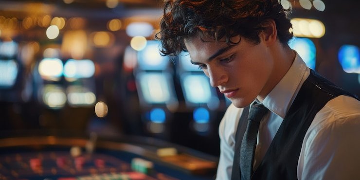 Aplikasi Android tiger189 yang menampilkan Lucky Twins di layar utama